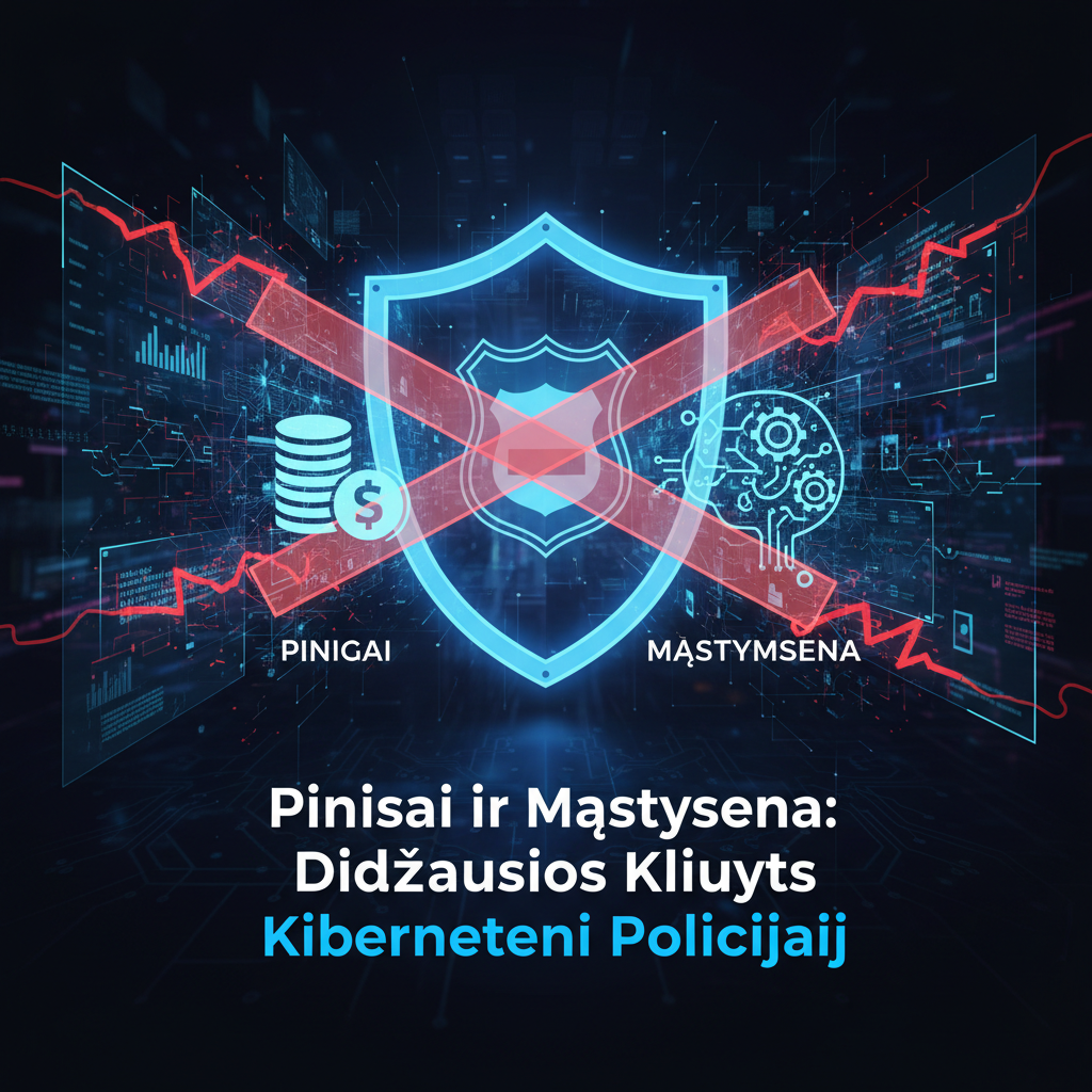 Pinigai ir Mąstysena: Didžiausios Kliūtys Kibernetinei Policijai