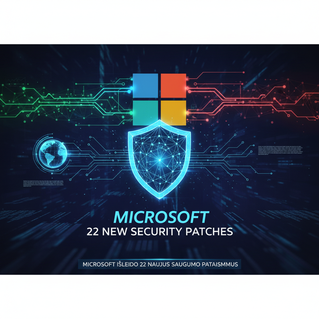 Microsoft išleido 22 naujus saugumo pataisymus