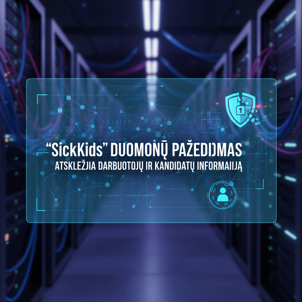 „SickKids“ duomenų pažeidimas atskleidžia darbuotojų ir kandidatų informaciją