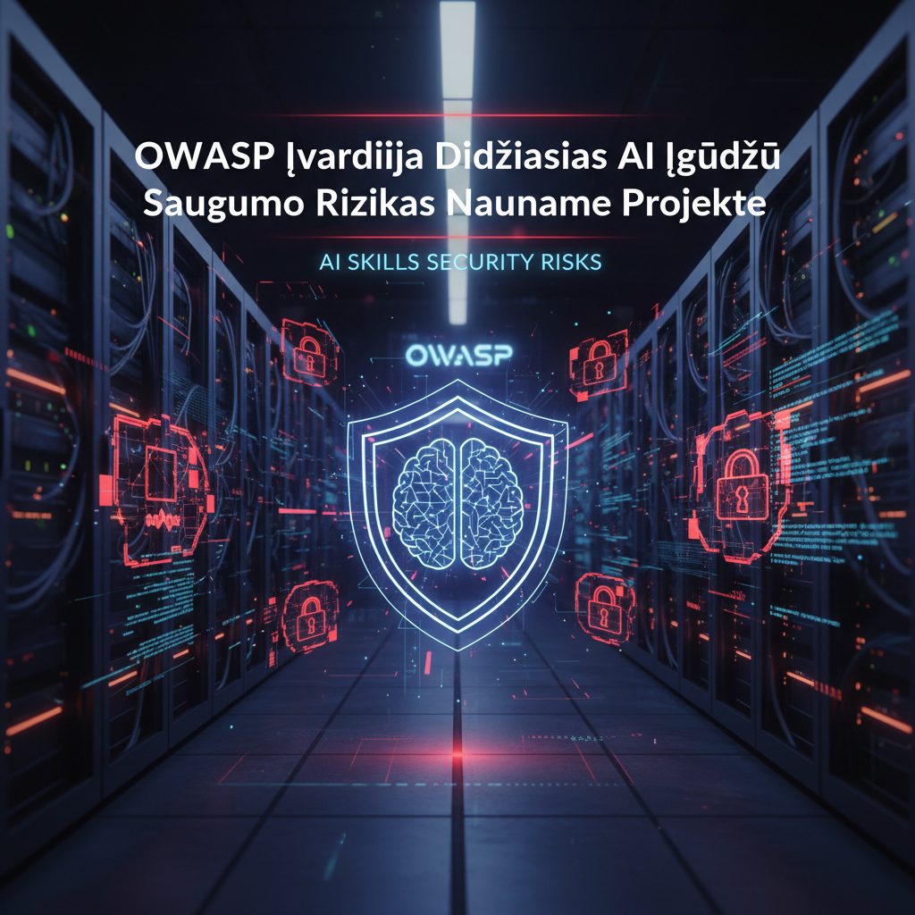 OWASP Įvardija Didžiausias AI Įgūdžių Saugumo Rizikas Naujame Projekte