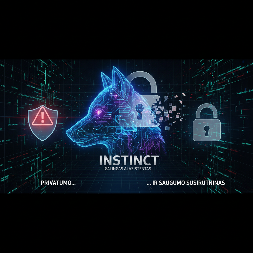 Galingas „Instinct“ AI asistentas kelia privatumo ir saugumo susirūpinimą