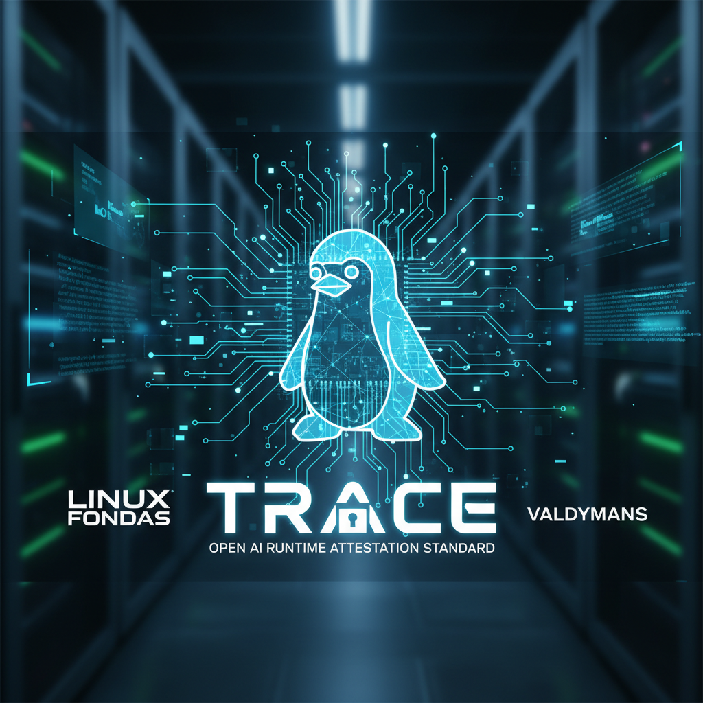 Linux fondas imasi TRACE – atvirojo AI vykdymo laiko atestavimo standarto valdymo