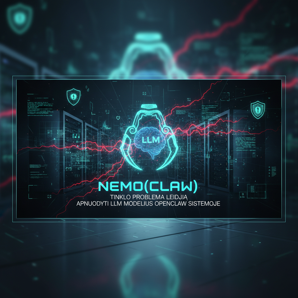 Aptikta „Nemo(Claw)“: tinklo problema leidžia apnuodyti LLM modelius „OpenClaw“ sistemoje