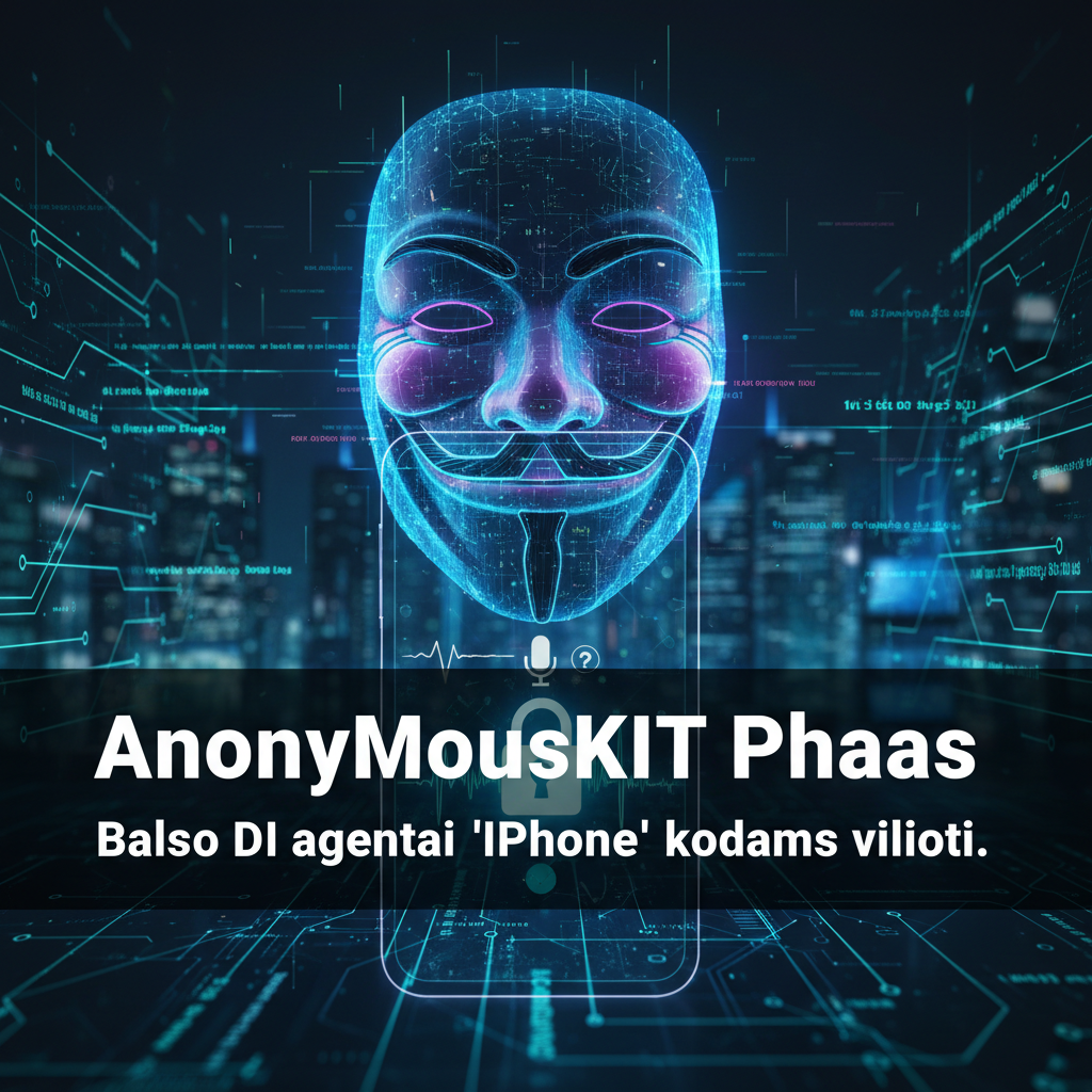 AnonyMousKIT PhaaS naudoja balso DI agentus „iPhone“ prieigos kodams išvilioti