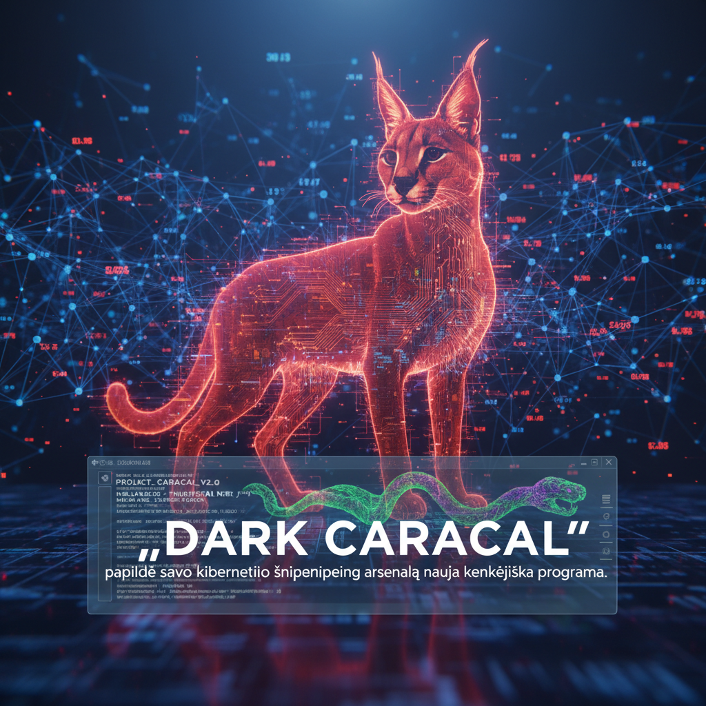 „Dark Caracal“ papildė savo kibernetinio šnipinėjimo arsenalą nauja kenkėjiška programa