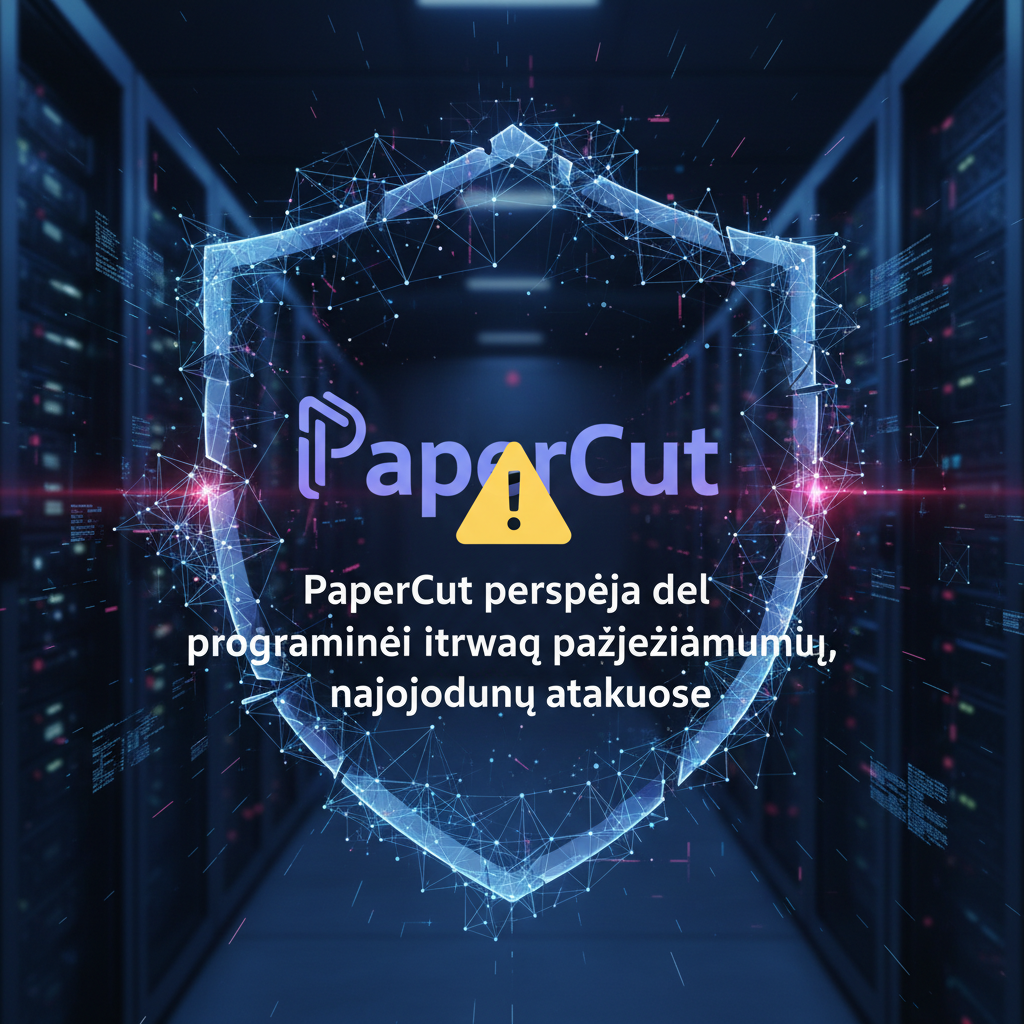 PaperCut perspėja dėl programinės įrangos pažeidžiamumų, naudojamų atakuose