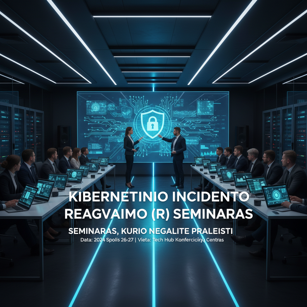 Kibernetinio incidento reagavimo (IR) seminaras: seminaras, kurio negalite praleisti