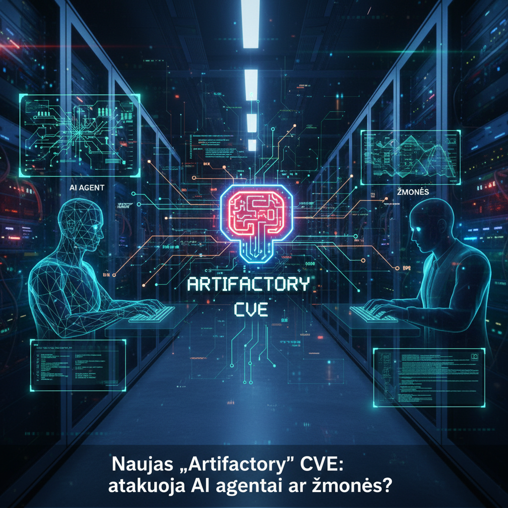 Naujas „Artifactory“ CVE: atakuoja AI agentai ar žmonės?