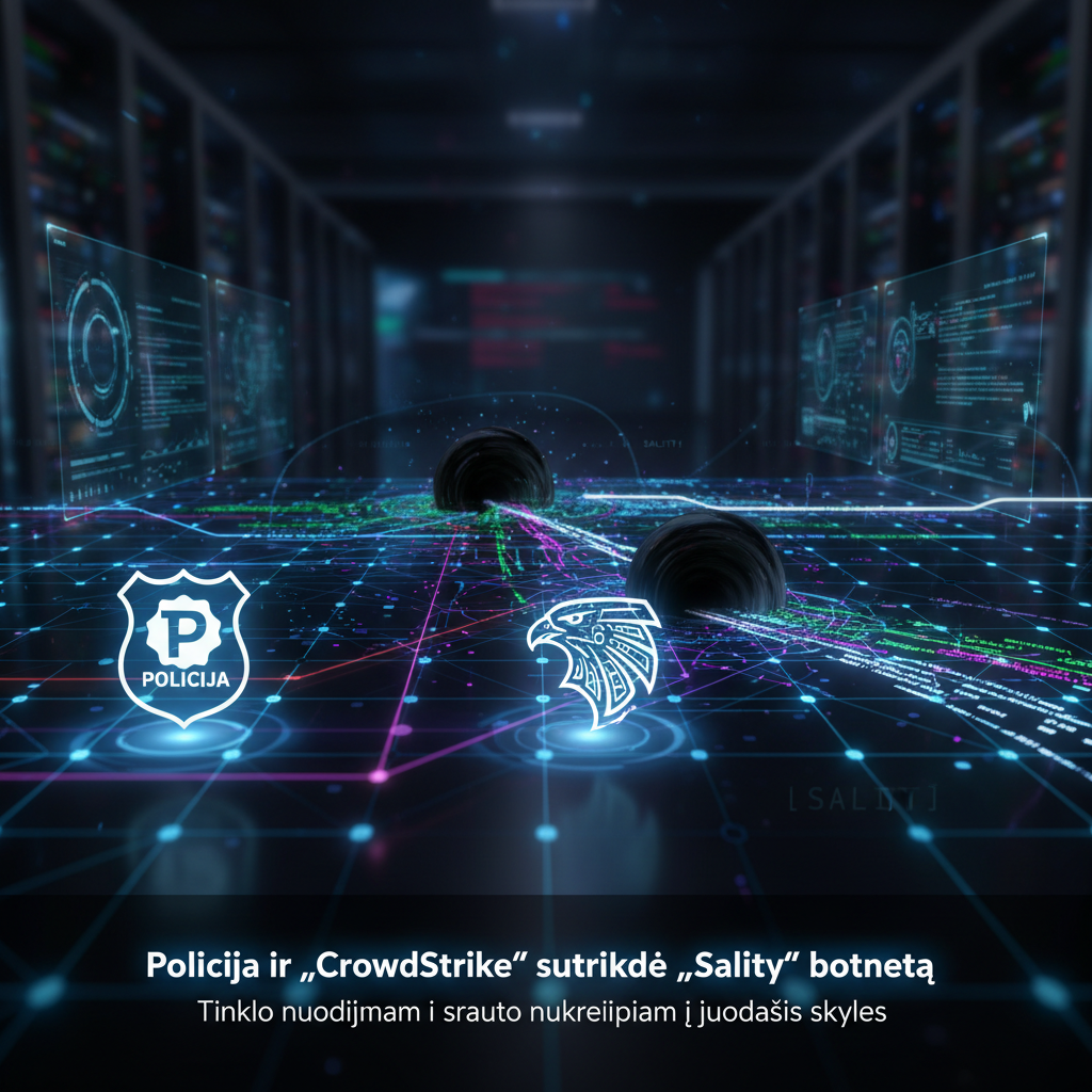 Policija ir „CrowdStrike“ sutrikdė „Sality“ botnetą, užnuodiję tinklą ir nukreipdami srautą į juodąsias skyles