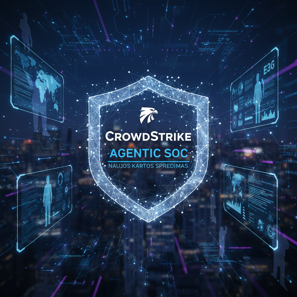 „CrowdStrike“ pristato naujos kartos „Agentic SOC“ sprendimą