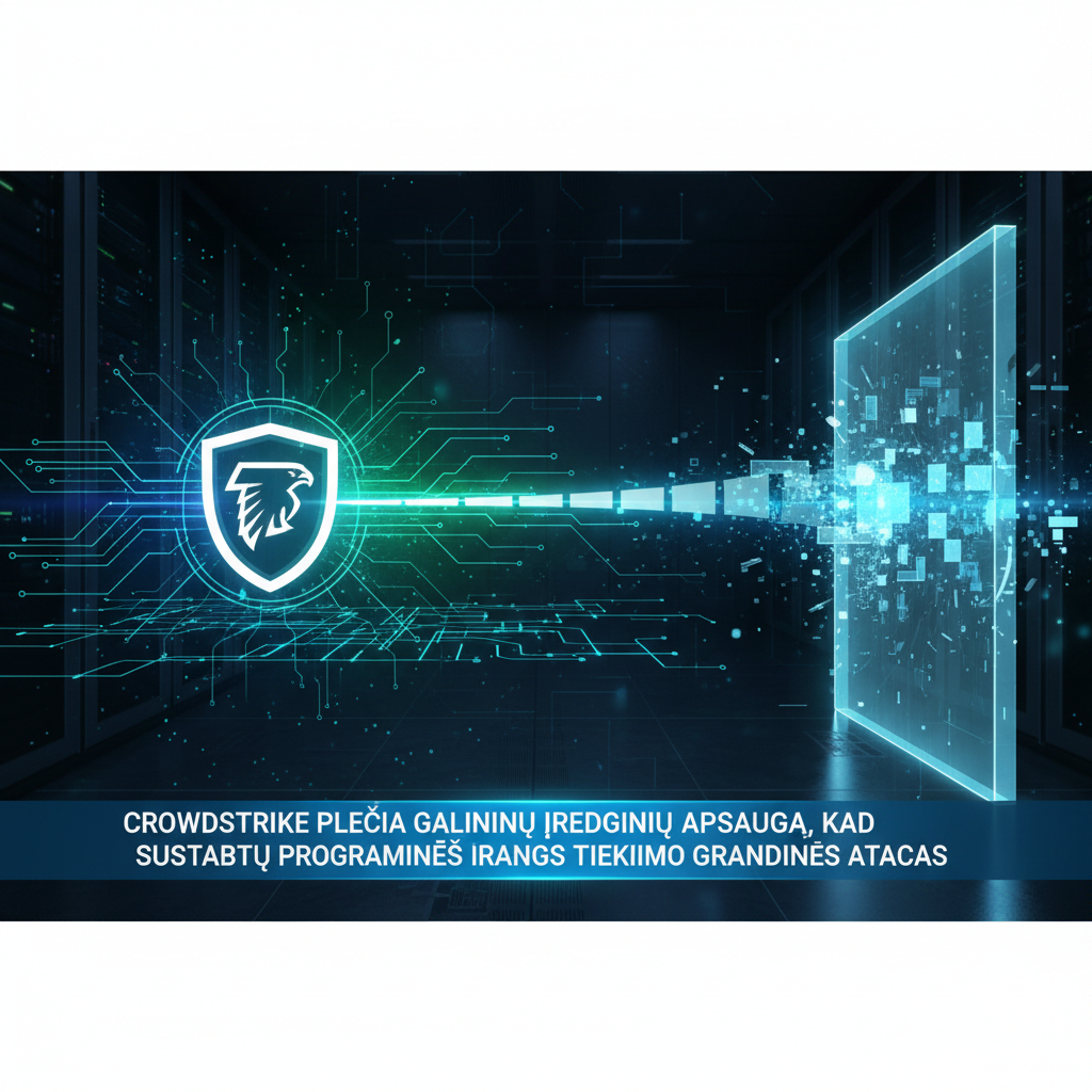CrowdStrike plečia galinių įrenginių apsaugą, kad sustabdytų programinės įrangos tiekimo grandinės atakas