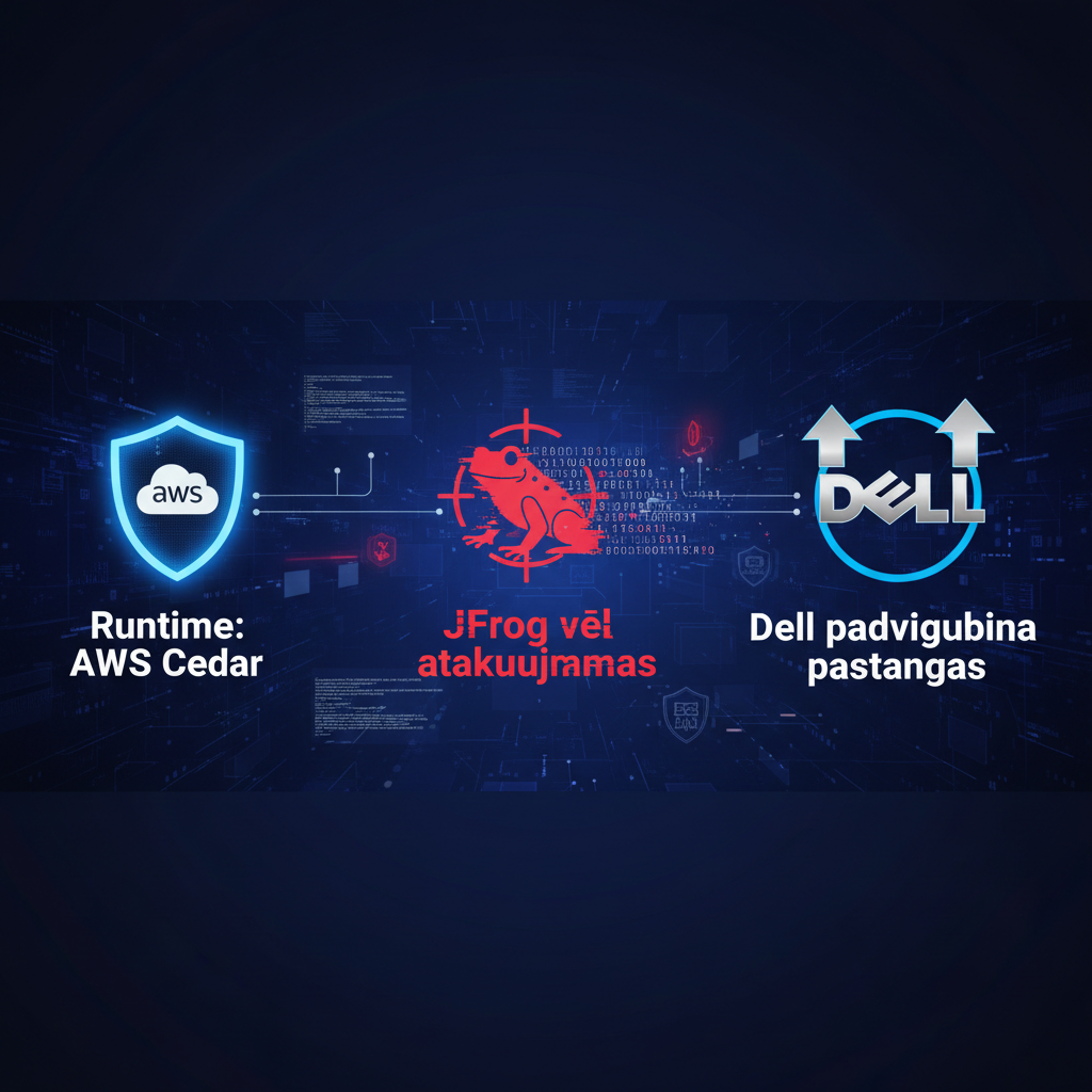 Runtime: AWS pristato „Cedar“; „JFrog“ vėl atakuojamas; „Dell“ padvigubina pastangas