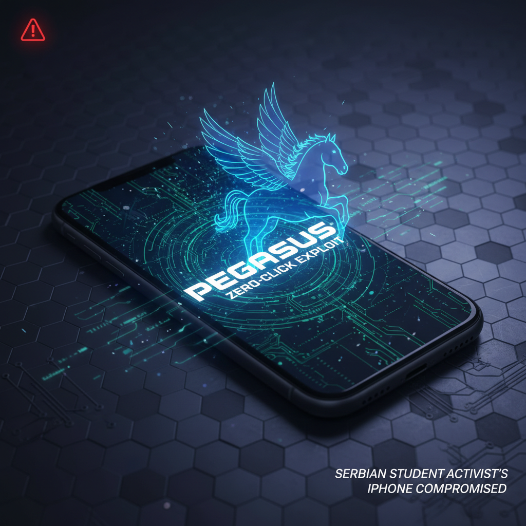 „Pegasus“ „Zero-Click“ išnaudojimas užkrėtė Serbijos studentų aktyvisto „iPhone“