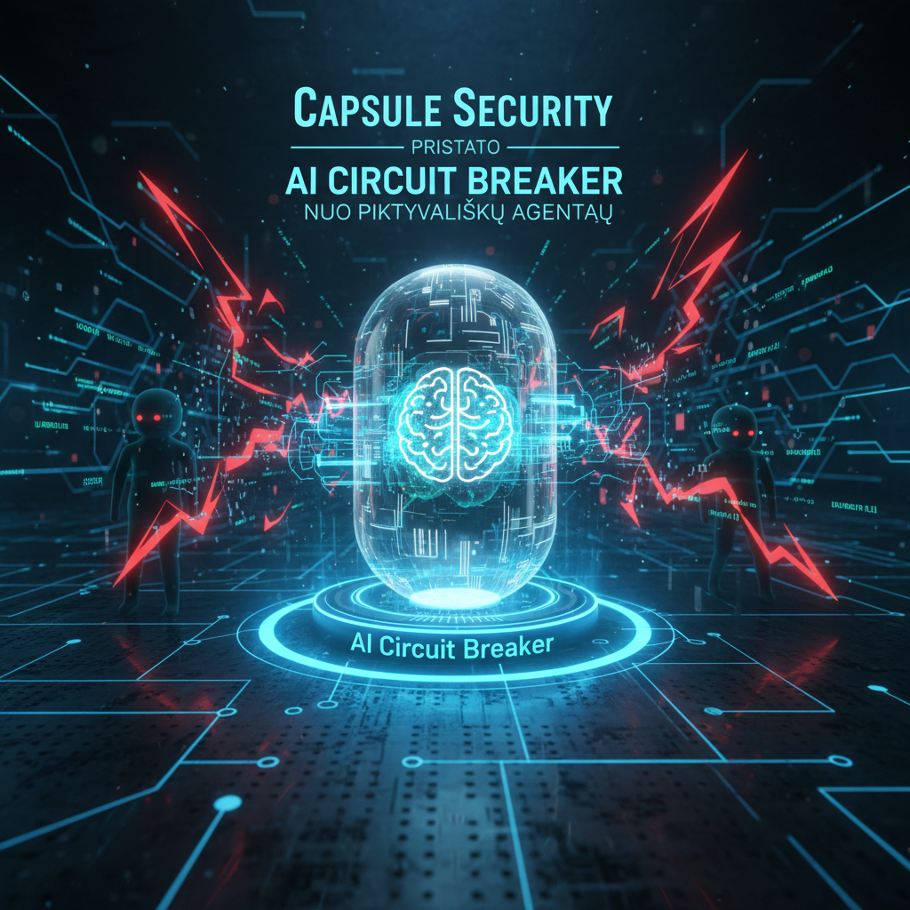 „Capsule Security“ pristato „AI Circuit Breaker“ nuo piktavališkų agentų
