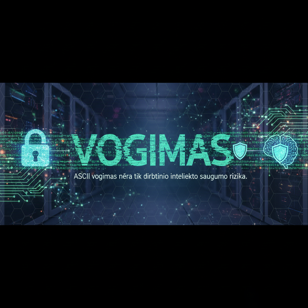ASCII vogimas nėra tik dirbtinio intelekto saugumo rizika