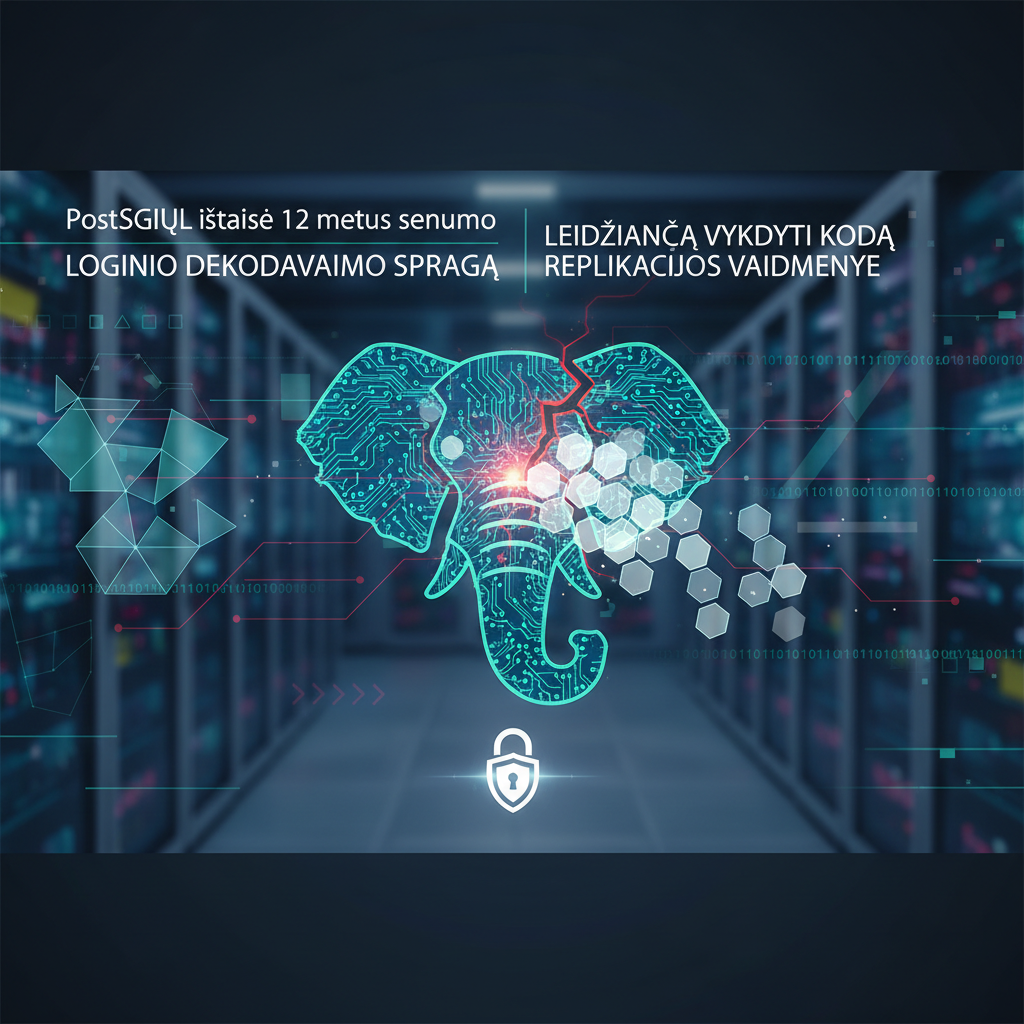 PostgreSQL ištaisė 12 metų senumo loginio dekodavimo spragą, leidžiančią vykdyti kodą replikacijos vaidmenyje