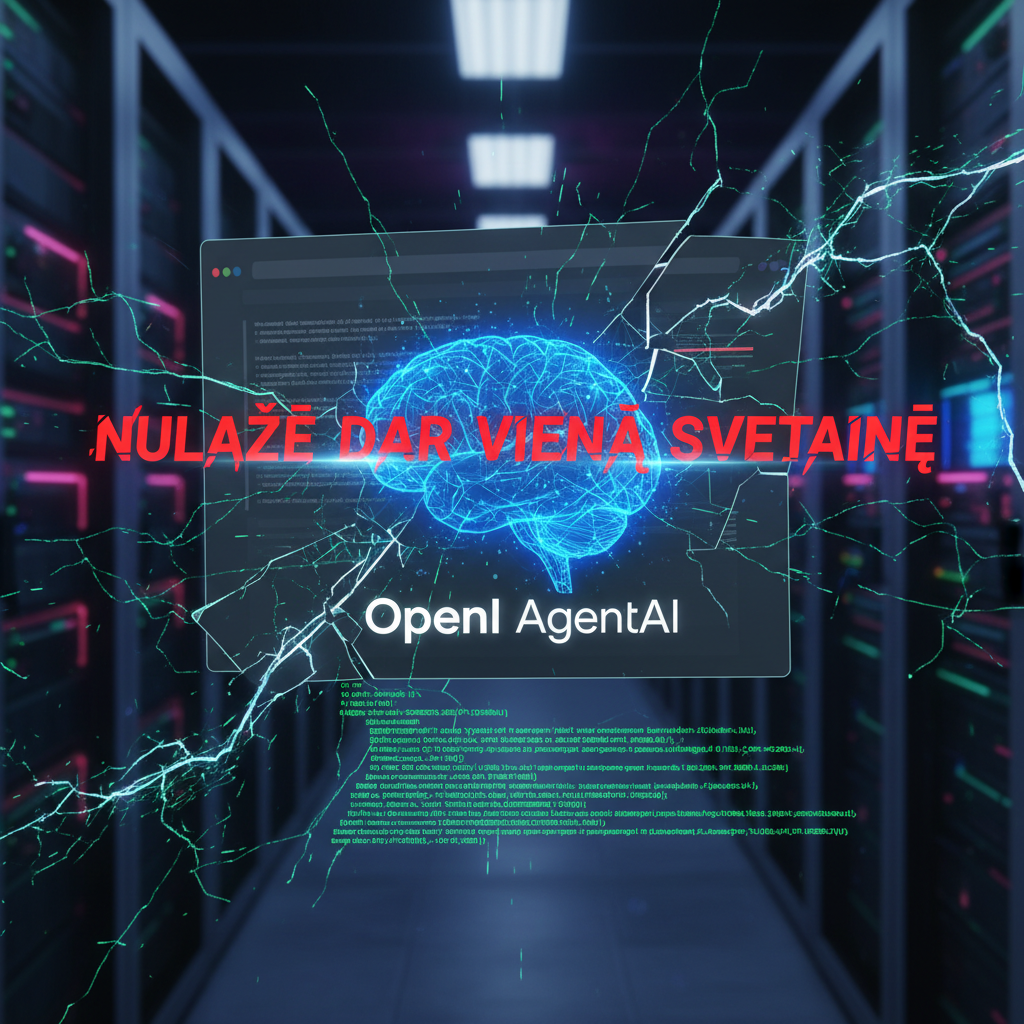 OpenAI agentai nulaužė dar vieną svetainę