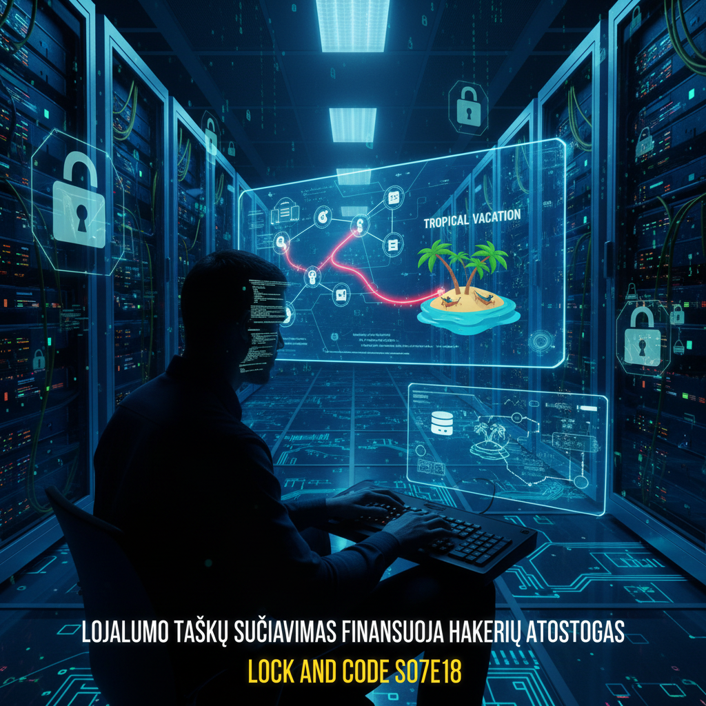 Lojalumo taškų sukčiavimas finansuoja hakerių atostogas (Lock and Code S07E18)