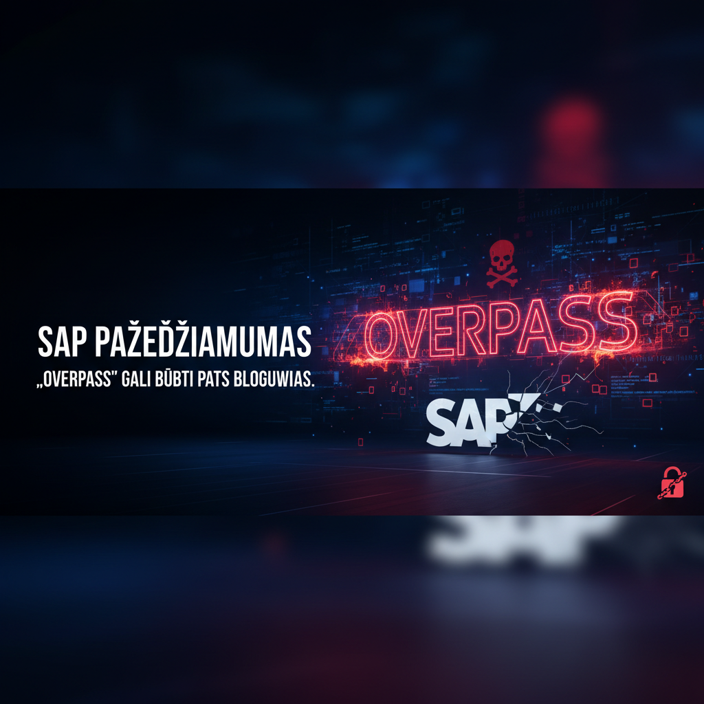 SAP pažeidžiamumas „OVERPASS“ gali būti pats blogiausias