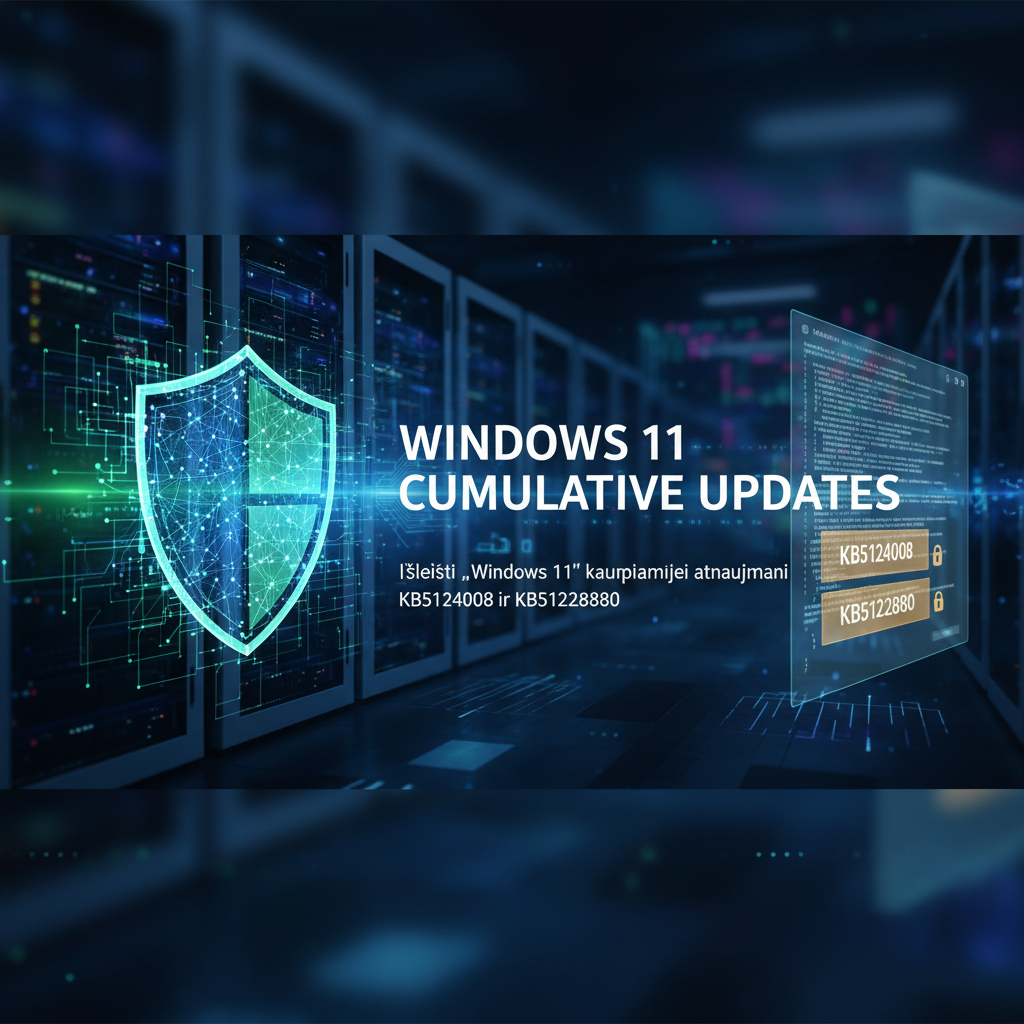 Išleisti „Windows 11“ kaupiamieji atnaujinimai KB5124008 ir KB5122880