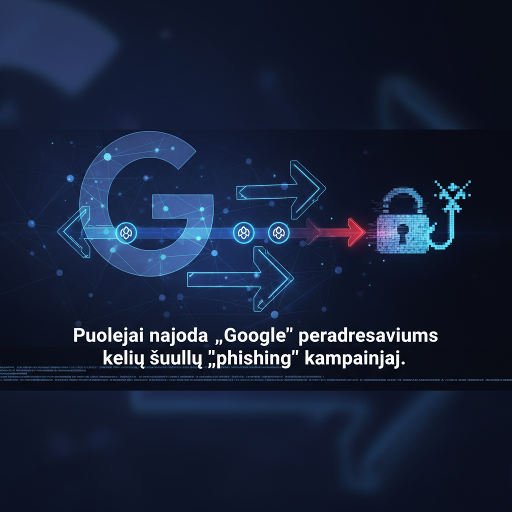 Puolėjai naudoja „Google“ peradresavimus kelių šuolių „phishing“ kampanijai