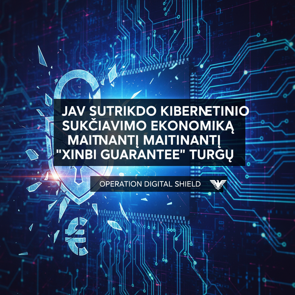 JAV sutrikdo kibernetinio sukčiavimo ekonomiką maitinantį „Xinbi Guarantee“ turgų