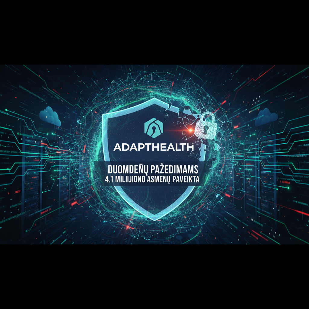 „AdaptHealth“ duomenų pažeidimas paveikė 4,1 milijono asmenų