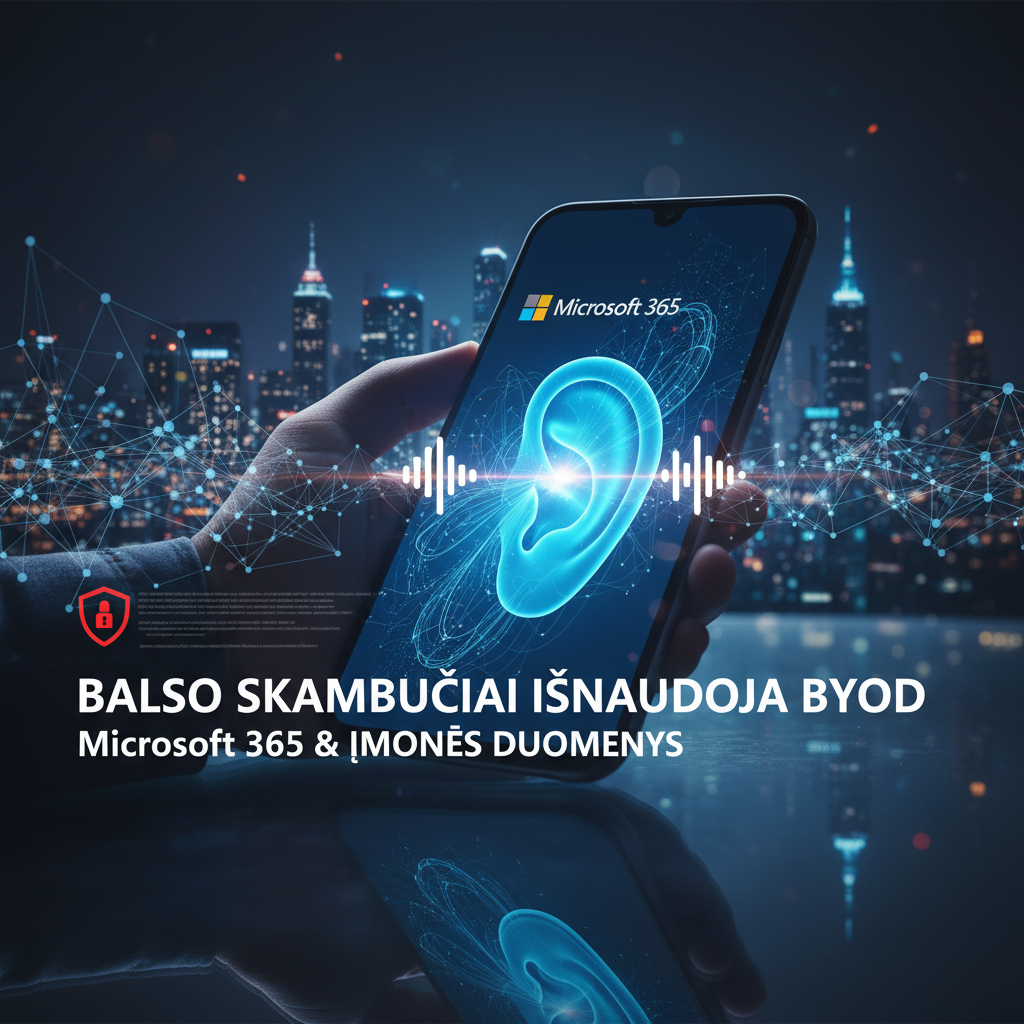 Balso skambučiai išnaudoja BYOD, kad pasiektų „Microsoft 365“ ir įmonės duomenis