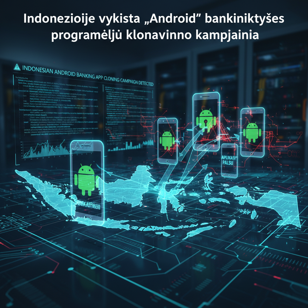 Indonezijoje vyksta „Android“ bankininkystės programėlių klonavimo kampanija