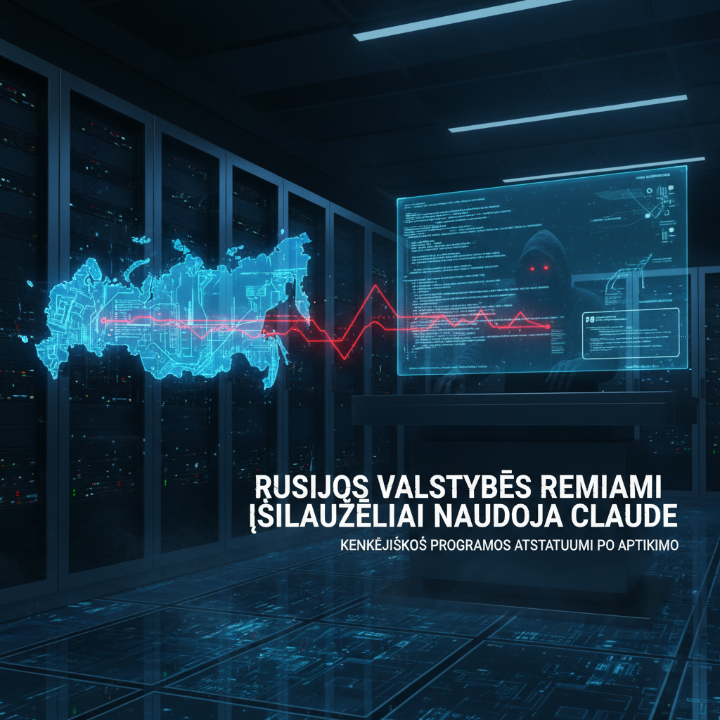 Rusijos valstybės remiami įsilaužėliai naudoja „Claude“ kenkėjiškos programos atstatymui po aptikimo