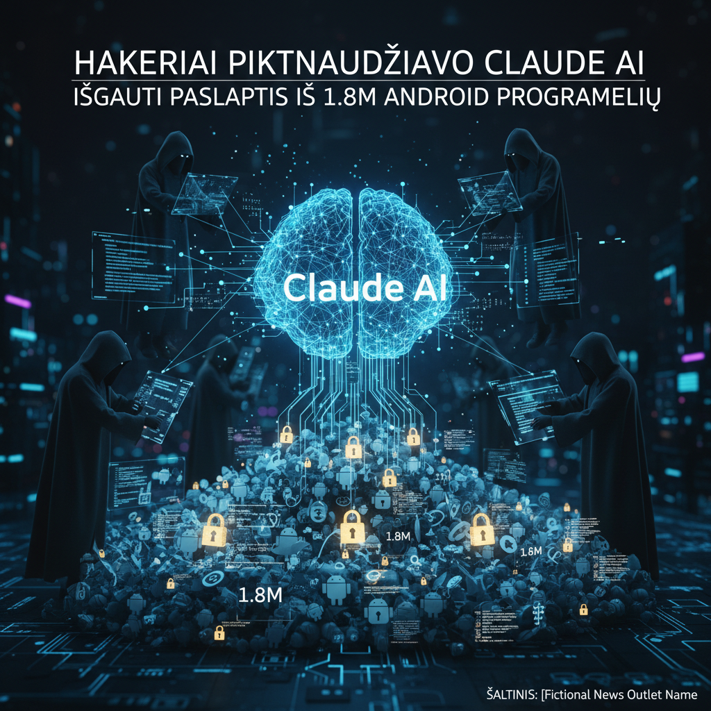 Hakeriai piktnaudžiavo Claude AI, siekdami išgauti paslaptis iš 1.8M Android programėlių