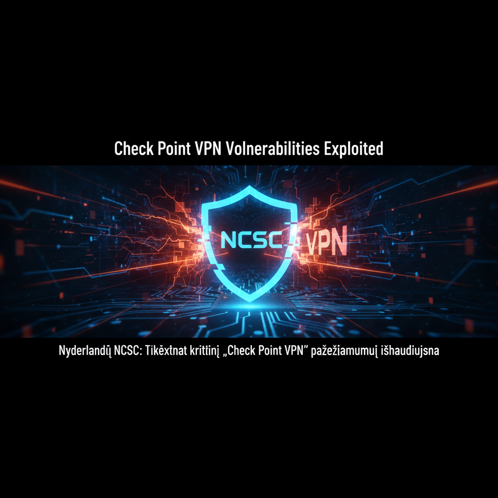 Nyderlandų NCSC: Tikėtinas kritinių „Check Point VPN“ pažeidžiamumų išnaudojimas